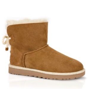 UGG Australia Original Women’s Selene Bow Nautical Rope In Chestnut Size 8